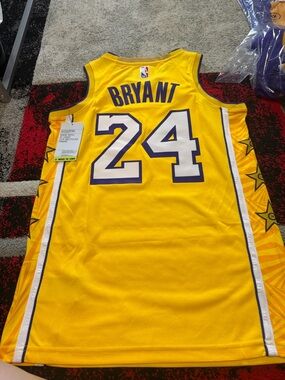 Nike Los Angeles Lakers Yellow #24 Bryant Basketball Jersey